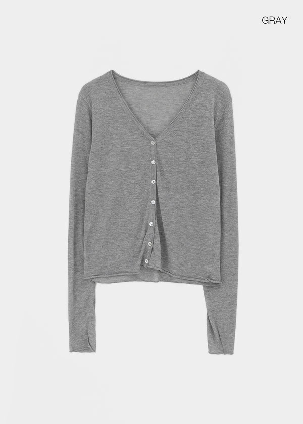 Seo Summer Loose Fit V-neck Cardigan