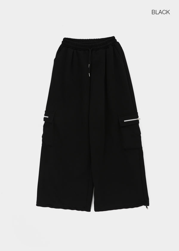 Berenk Zipper Cargo String Pants