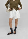 Wesking Banded Washed Cotton Shorts