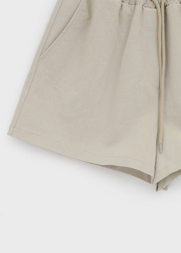 Wesking Banded Washed Cotton Shorts