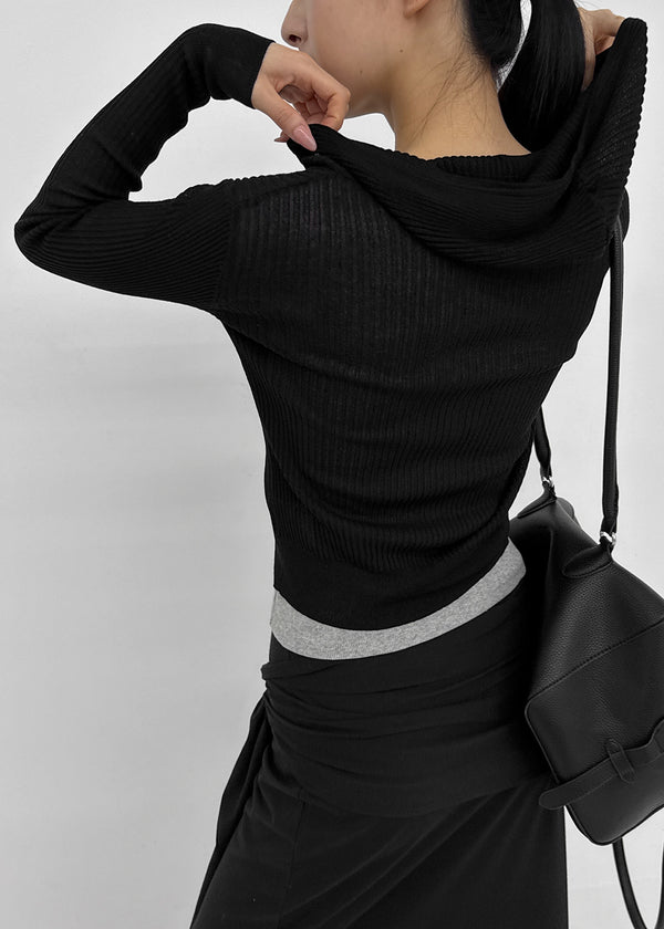 [MADE] Riev Ribbed Knit Zip-Up