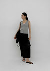 Forete V-neck Wrap Sleeveless Top