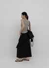 Forete V-neck Wrap Sleeveless Top