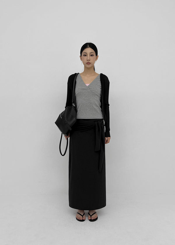 [MADE] Lofren Set - Long Skirt, Layered Wrap