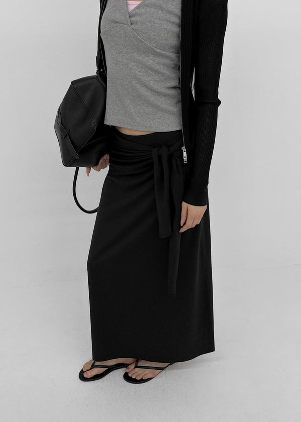 [MADE] Lofren Set - Long Skirt, Layered Wrap