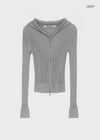 [MADE] Riev Ribbed Knit Zip-Up