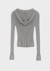 [MADE] Riev Ribbed Knit Zip-Up