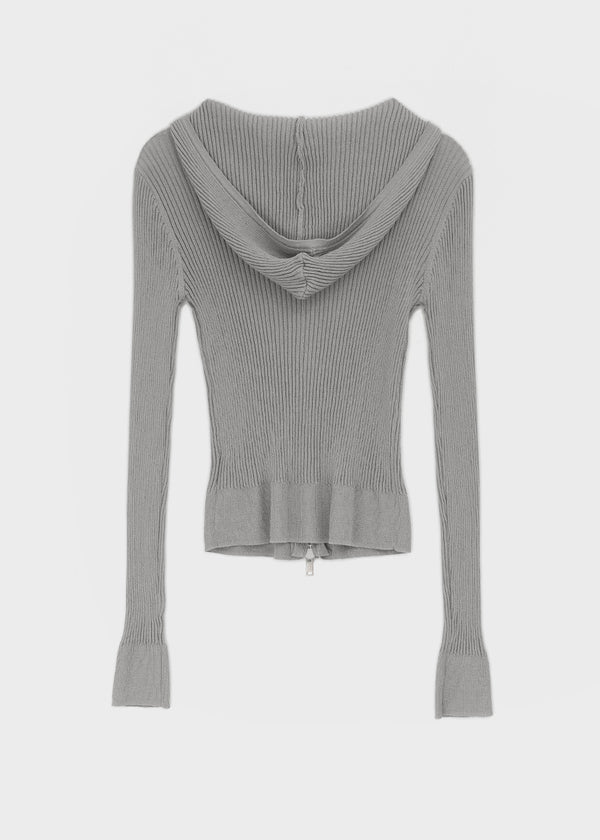 [MADE] Riev Ribbed Knit Zip-Up