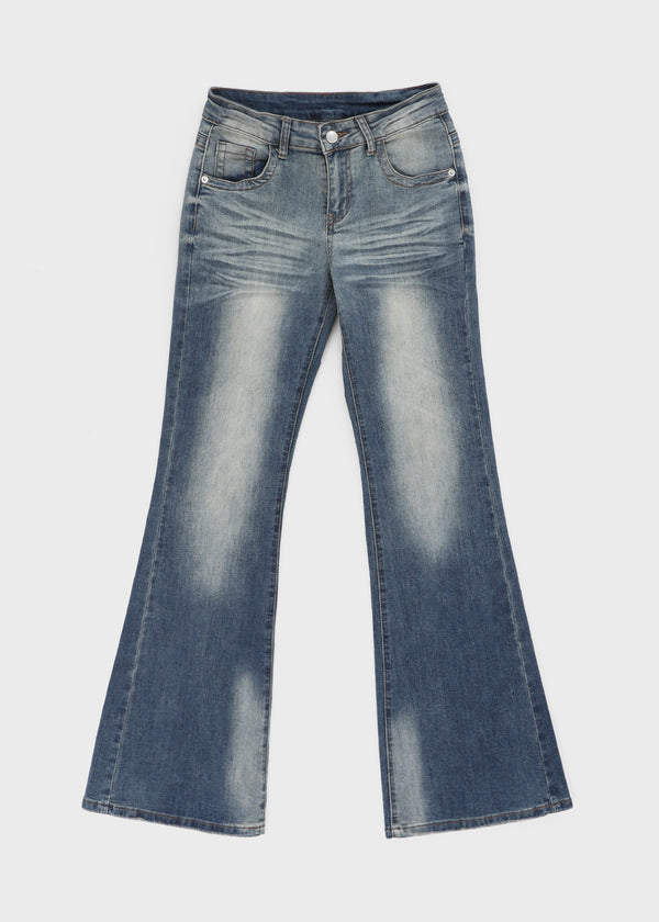 Clden Low-rise Bootcut Denim Pants