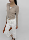 [MADE] Riev Ribbed Knit Zip-Up