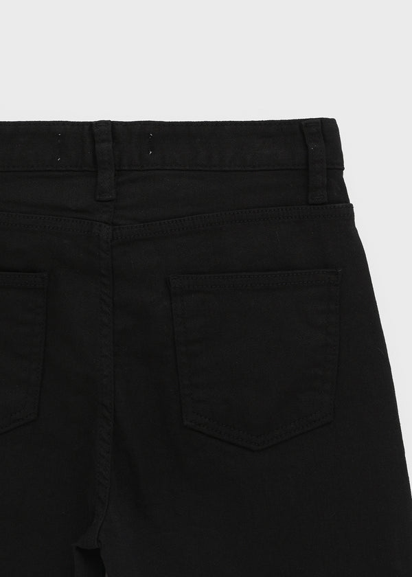 Popu Slit Cropped Capri Pants