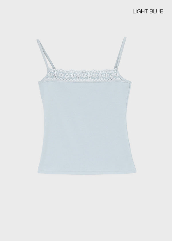 Foredy Square Lace Sleeveless