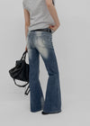 Clden Low-rise Bootcut Denim Pants