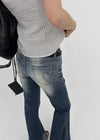 Clden Low-rise Bootcut Denim Pants