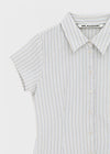 [MADE] Lunea Stripe Short-Sleeve Shirt