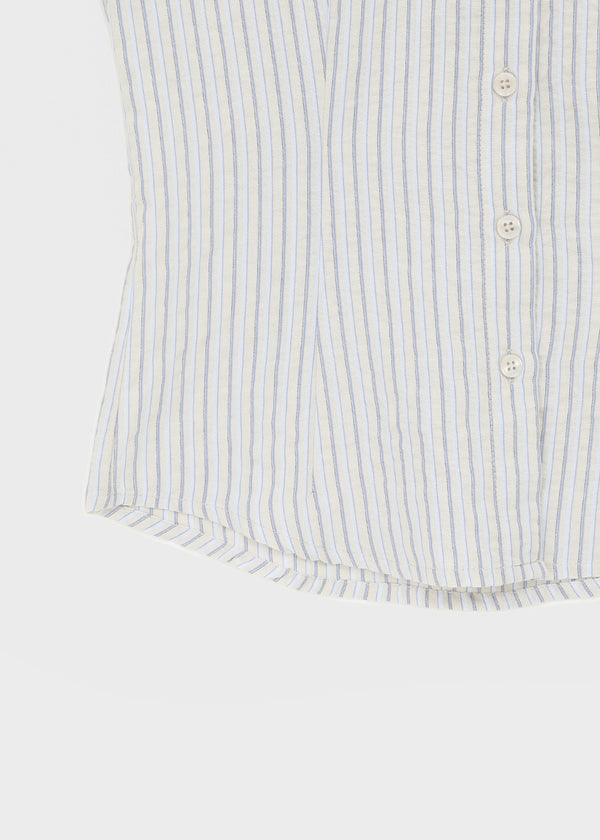 [MADE] Lunea Stripe Short-Sleeve Shirt