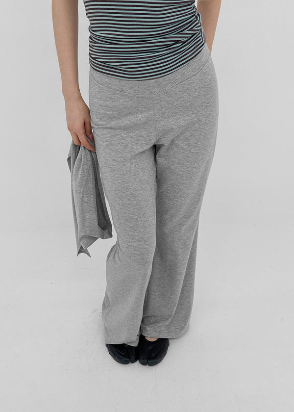 [MADE] Lofrom Set - Bootcut Pants, Layered Wrap