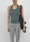 Thurid Striped Halter Top