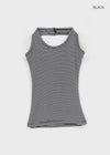 Thurid Striped Halter Top