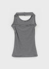 Thurid Striped Halter Top