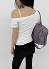 [MADE] Servi Shirred One-Shoulder Short-Sleeve T-Shirt