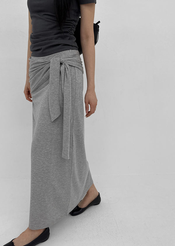 [MADE] Lofren Set - Long Skirt, Layered Wrap