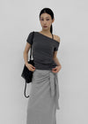 [MADE] Lofren Set - Long Skirt, Layered Wrap