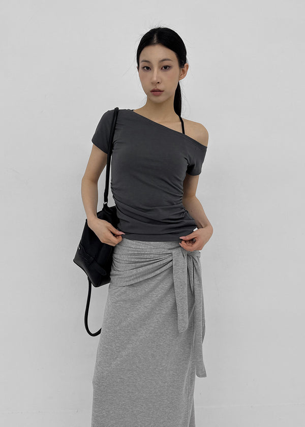 [MADE] Lofren Set - Long Skirt, Layered Wrap