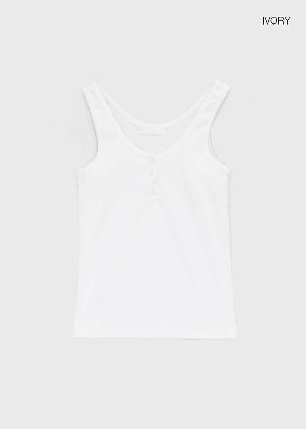 Bigiron Henley Neck Sleeveless