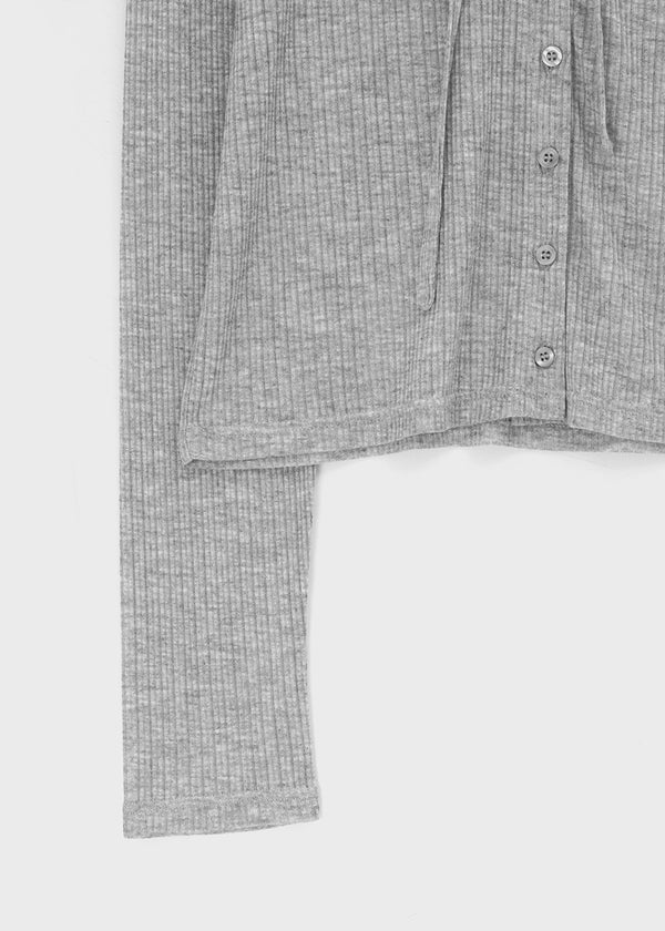 [MADE] Daema Summer Sheer Ribbed Hooded Cardigan