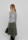 Formning Pleated Midi Skirt