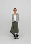 Formning Pleated Midi Skirt