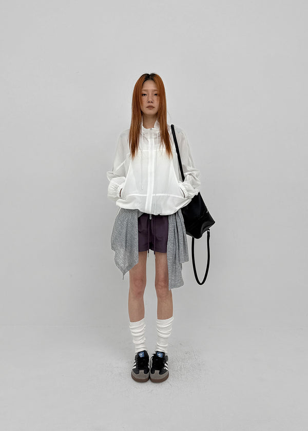 Rasion Strap High-neck Windbreaker