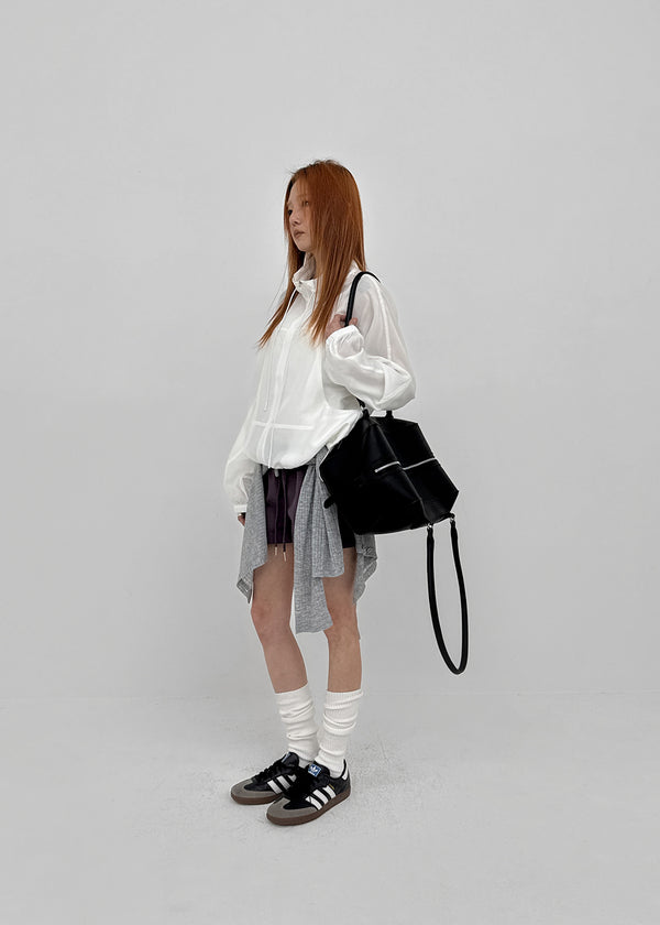 Rasion Strap High-neck Windbreaker