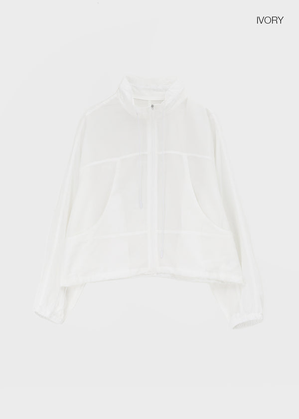Rasion Strap High-neck Windbreaker