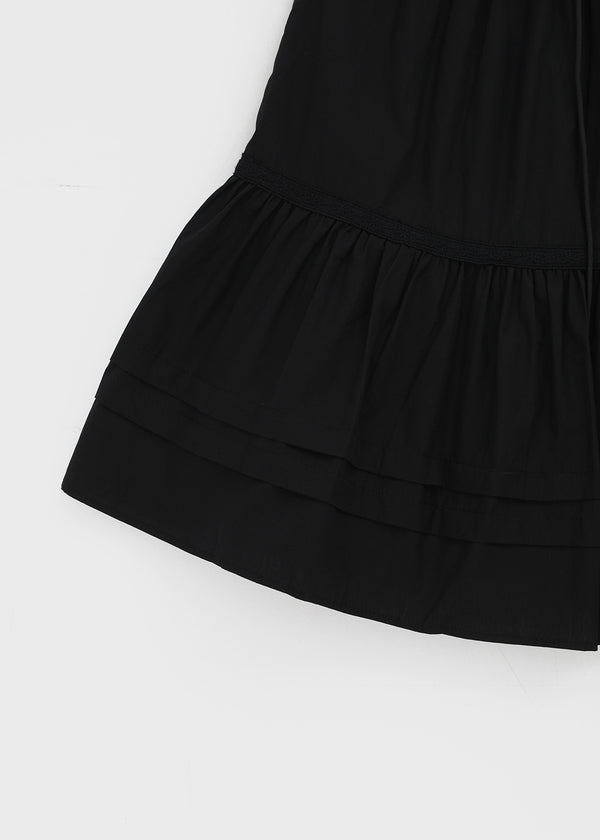 Concoa Banding Flare Midi Skirt