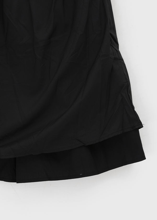 Concoa Banding Flare Midi Skirt