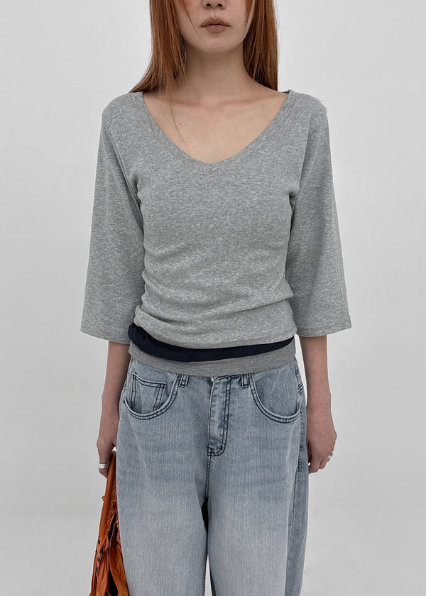 Rotols V-neck Sleeveless T-shirt