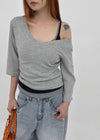 Rotols V-neck Sleeveless T-shirt