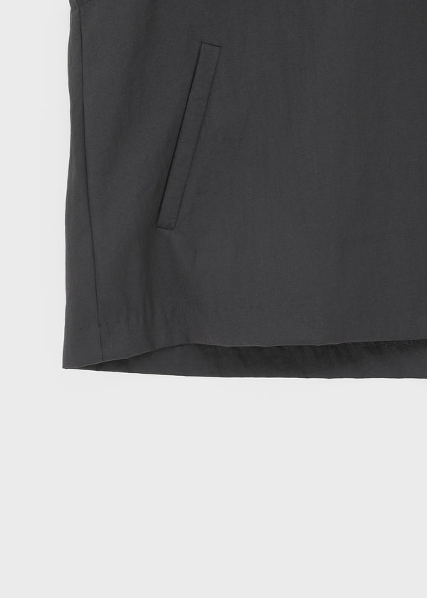 Pohens Button Collar Short Sleeve Jacket