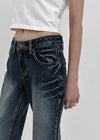 Compella Washed Bootcut Denim Pants