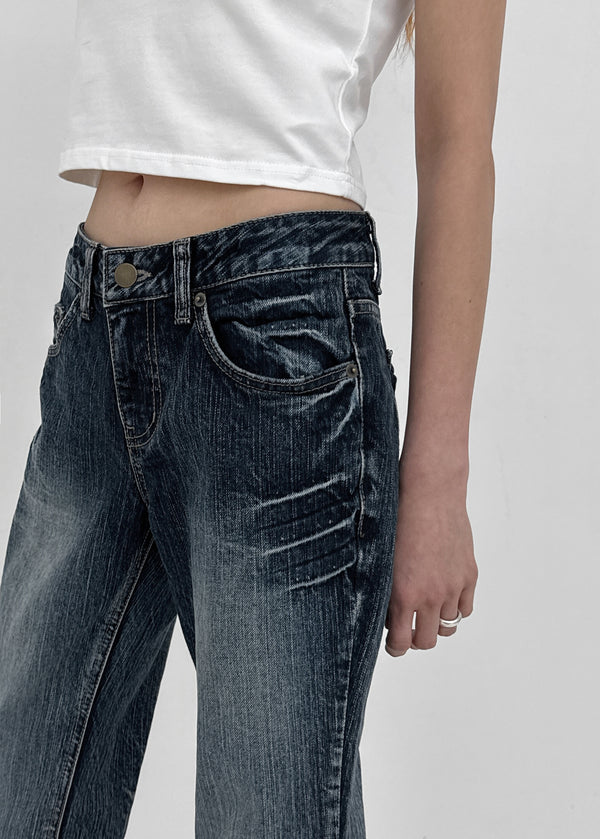 Compella Washed Bootcut Denim Pants
