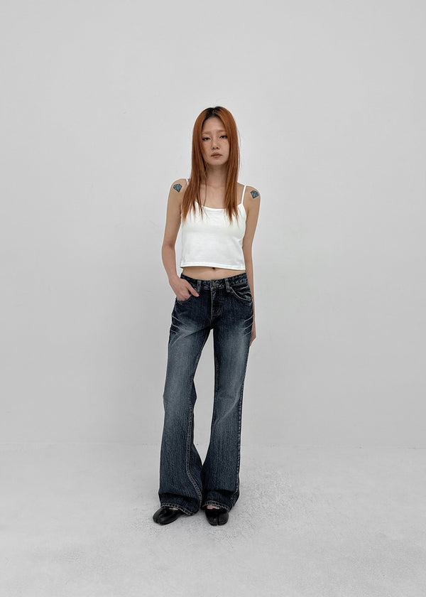 Compella Washed Bootcut Denim Pants