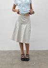 Yantise Cotton Banding Midi Skirt