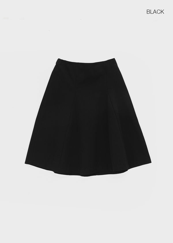 Yantise Cotton Banding Midi Skirt