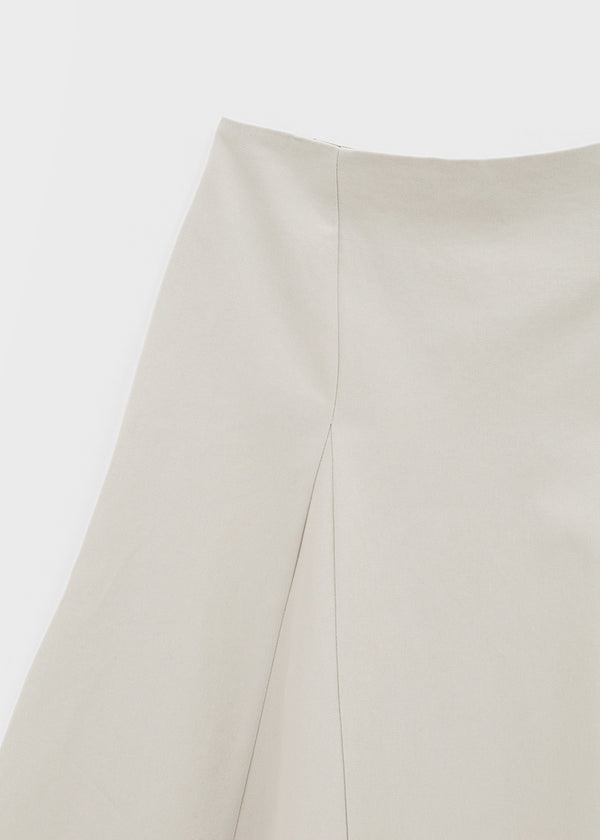 Yantise Cotton Banding Midi Skirt