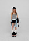 Flobin Button Layered Sleeveless (Built-in Cap)