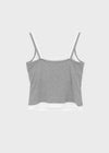 Flobin Button Layered Sleeveless (Built-in Cap)