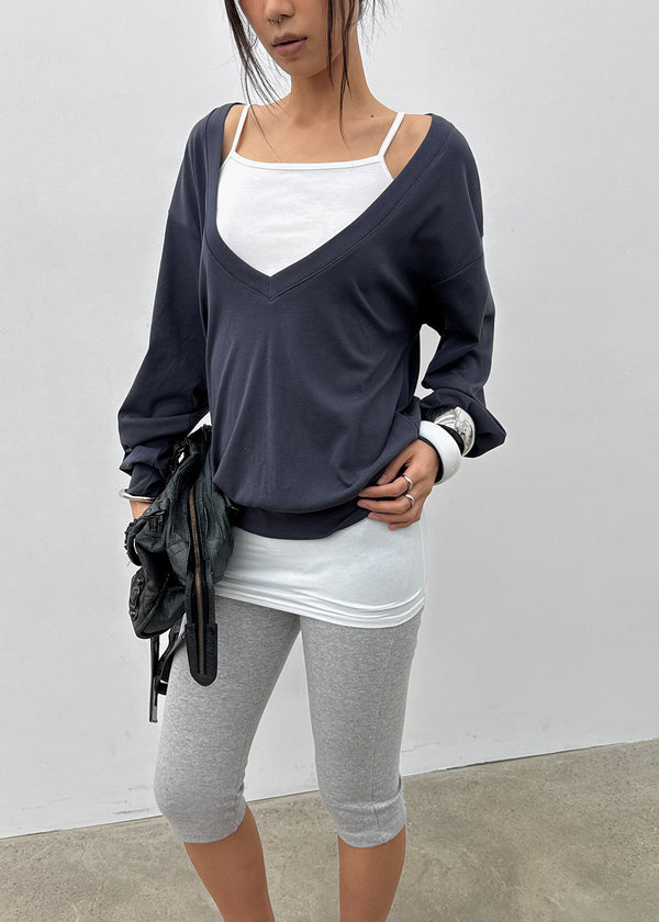 Bhen Deep V-neck Summer Sweatshirt