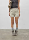 V-An Back Pocket Denim Shorts
